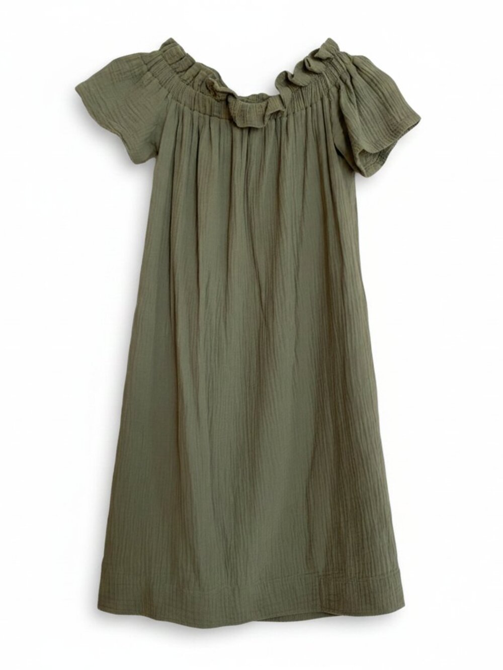 🌿 Anthropologie Amadi Off-The-Shoulder Gauze Mini Dress 🌿